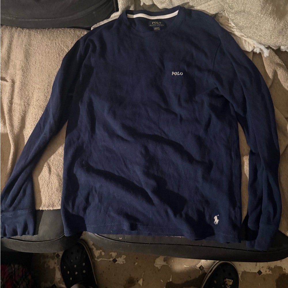 Polo by Ralph Lauren Navy Long Sleeve Shirt
